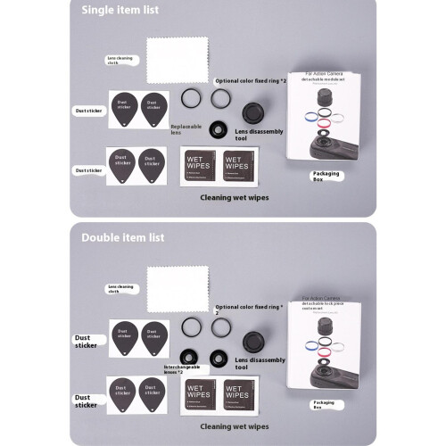 Optical Lens Replacement Accessories-Silver Color Single set 1