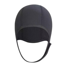 3 mm Neoprene Diving Hat,, Adjustable, Winter, Warm, Windproof, Headwear, Protective Diving Cap for Black