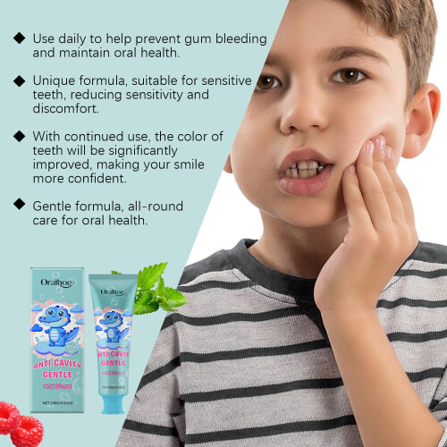 Children's Anti-Cavity Toothpaste Whitening Gentle 2