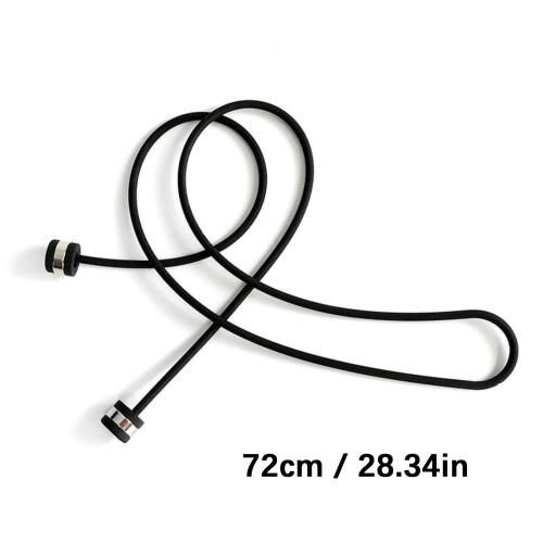 Magnetic Earbud Holder Cord Flexible Silicone Material-Red 2