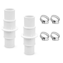 Pool Hose Connection Adapter Vacuum Coupler For Swimming Pool Maintenance 2 Sets Compatible With Standard Hoses