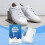 White Shoe Foam Cleaner: Removes Stains, No Damage, Includes Brush 2