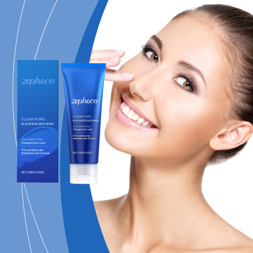 Blackhead Mud Mask - Tightens Pores, Hydrates 1