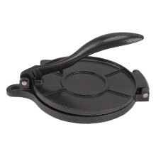Tortilla Press Tool, Roti Maker Efficient Safe Aluminum alloy manual for the kitchen (20 cm black) 20 cm black 20 cm black