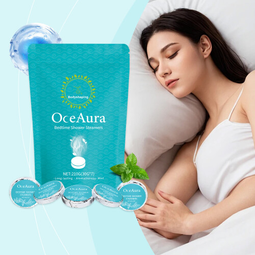 Peppermint Shower Tablets: Firming, Lightens Skin Sleep Bath 1