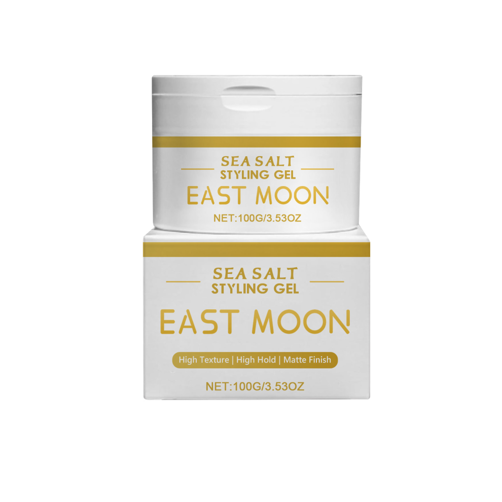 Men's Sea Salt Styling Gel - Moisturizing, Glossy Natural Fluff