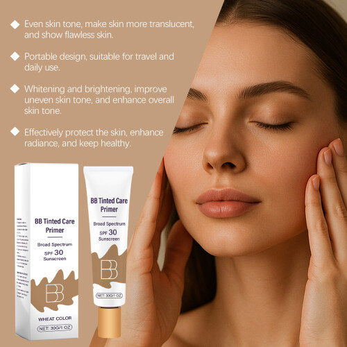 Protective BB Cream Wheat Color, Hides Blemishes & Moisturizes 2
