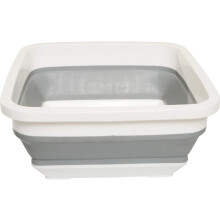 Zusammenklappbares Geschirrspülbecken, robust und umweltfreundlich, platzsparend und tragbar, ideal für Küche und Camping, 31,75 x 31,75 x 14,22