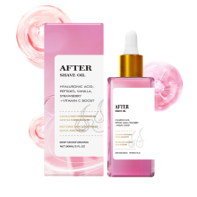 Strawberry-Flavored Post-Shave Oil Soothes, Moisturizes, Hydrates