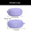 Earbud Silicone Cover Shockproof Shell Washable Sleeve-Purple 4