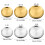 Vaisselle durable résistante à la chaleur de double-Argent 23cm 4