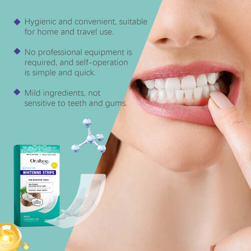 Denture Strips for Removing Tea & Coffee Stains, Brightening Teeth 2