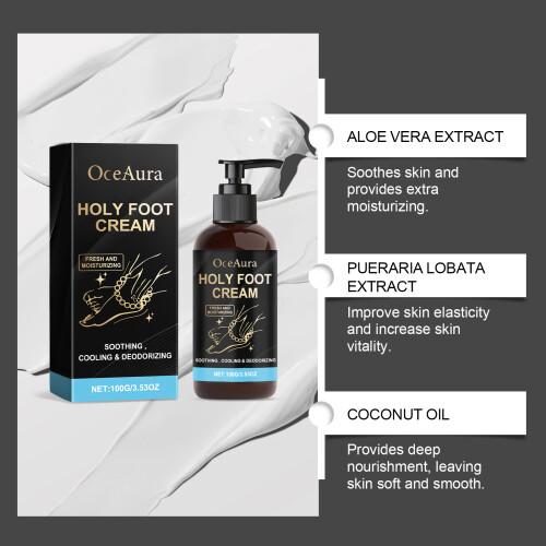 Hydratisierende Fußcreme mit Massagefunktion 2
