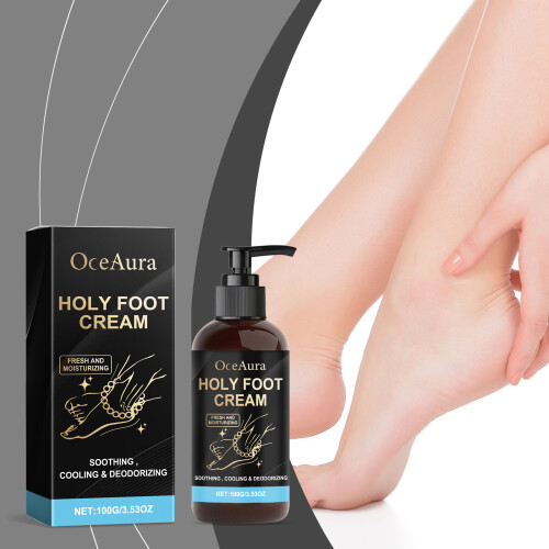 Hydratisierende Fußcreme mit Massagefunktion 1