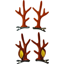 Accessoires de Noël pour cheveux, pince à cheveux oreilles et bois de renne, look festif, coiffe légère et confortable pour femmes et filles,