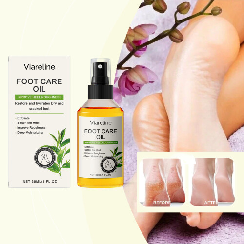 Fußpflege-Öl: Peeling & Pflege für Fersen 1
