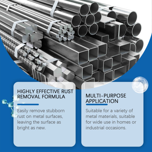 Metal Surface Rust Remover for Steel Bar Hardware 2