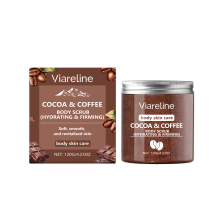 Coffee-Flavored Sea Salt Body Scrub, Smooth Moisturizing