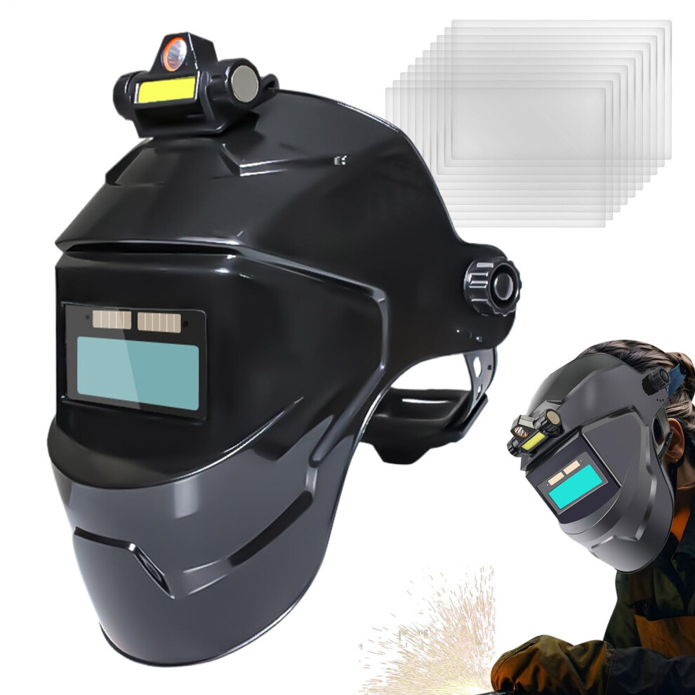 Autodarkening Welding Helmet Solarpowered, Adjustable Shade, Lightweight For Tig Mig Mma 9119770017000