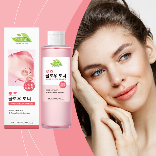 HANCHOBIT Rose-Hellender Toner, erfrischend & feuchtigkeitsgebend 1