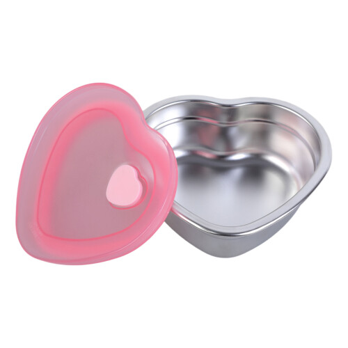 Romance Heart Shape Bowl Unique Cake Storage Holders for-350ml