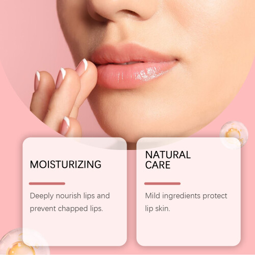 Rosa Honig-Lippenbalsam, pflegend für weiche Lippen 2