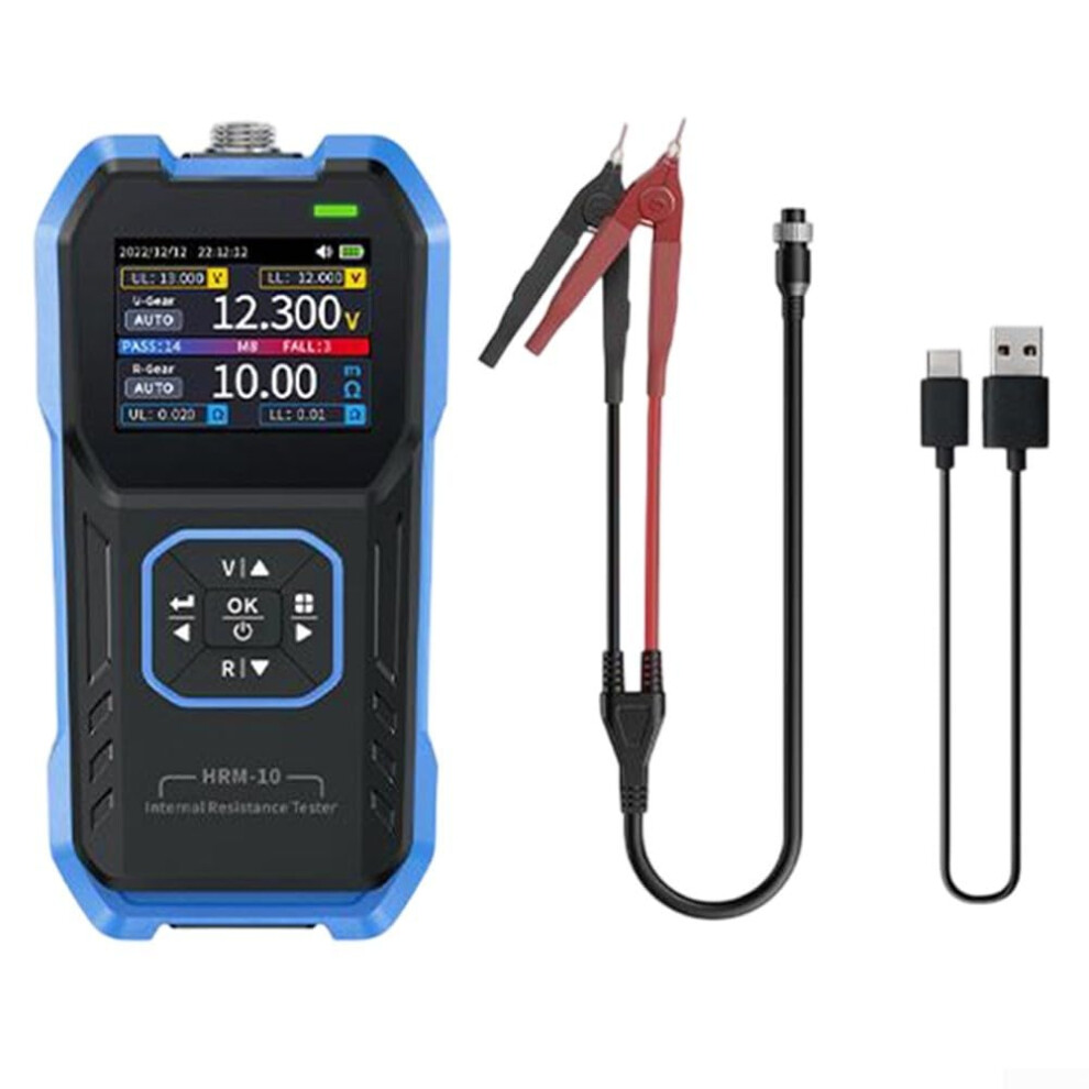 Internal Resistance Tester With Kelvin 4Wire Accuracy Voltage Range 100V To +100V Dc Resistance 0200 Ohms (D) 9323874474533