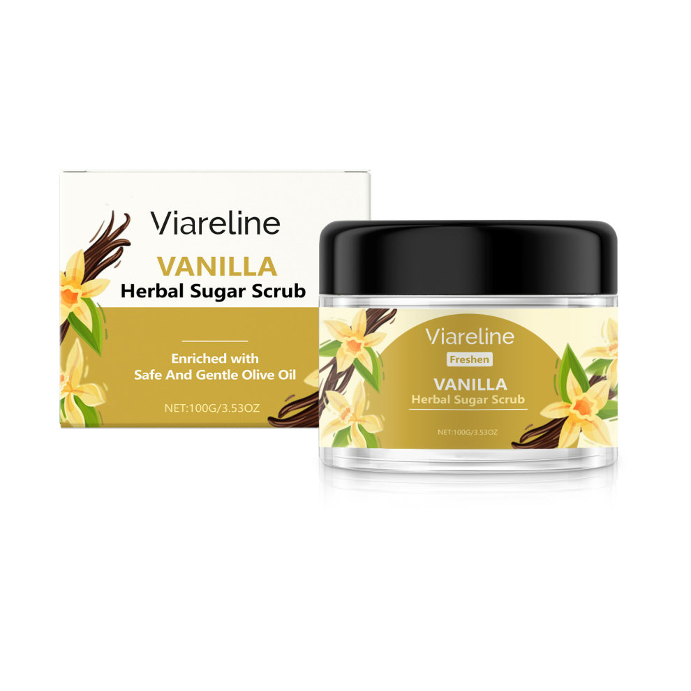 Vanilla Body Scrub - Deep Moisturizing, Softens & Smooths Skin