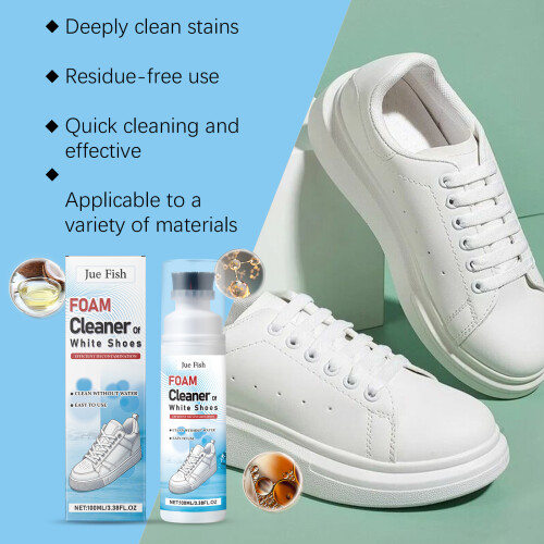 Weißer Schaumreiniger für Schuhe 2