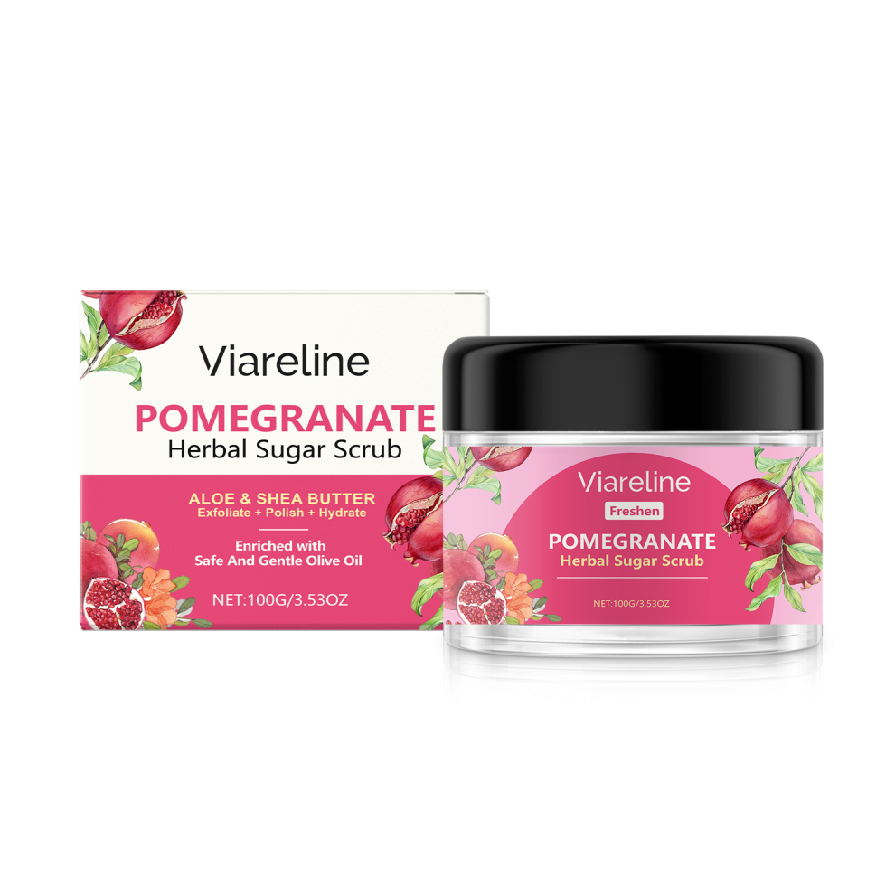 Pomegranate Body Scrub: Gentle Cleansing, Hydrating & Nourishing