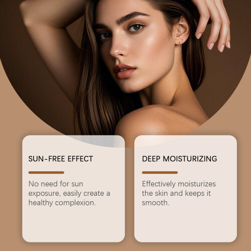 Sunless Self-Blackening Cream, Summer Mild Soft Shine Moisturizing 2