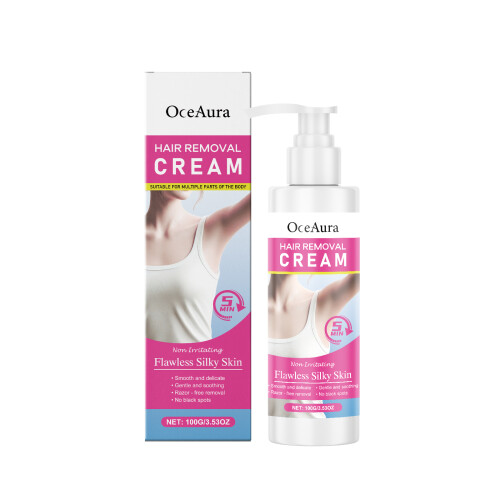 Sanfte Haarentfernungscreme für weiche Haut