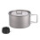 Titaniums Camping Bowl Herbruikbare maaltijddragers met-450 ml 1