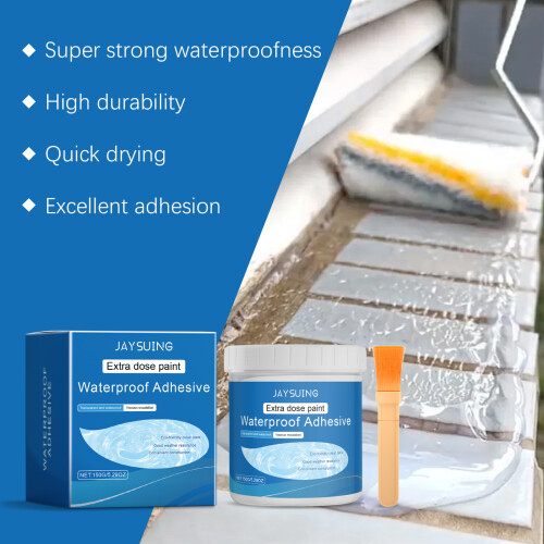 Waterproof Paint Wall Floor Gaps Leak Repair 2