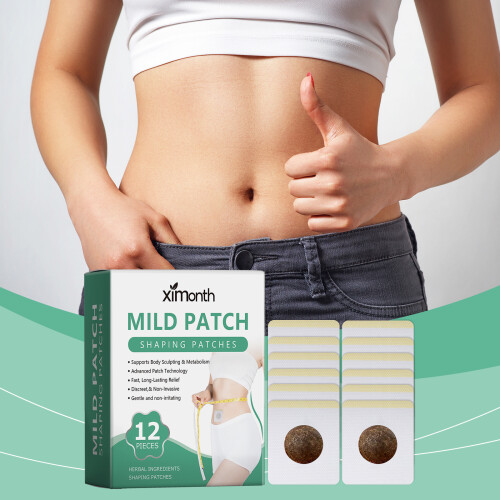 Herbal Belly Button Patch, Lightweight Body Care for Curvy Figures 1