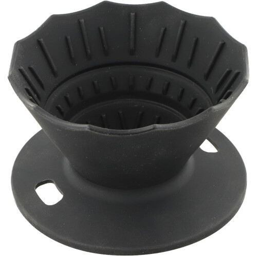 Collapsible Coffee Dripper Silicone, Black, OneCup Size, Easy Maintenance and Use, Reusable 2