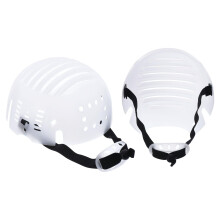 2 Crash Cap Insert, PE Lined Baseball Helmet Inserts, Lightweight Universal Crash Cap Insert with Adjustable Strap for Head Protection (White)