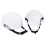 2 Crash Cap Insert, PE Lined Baseball Helmet Inserts, Lightweight Universal Crash Cap Insert with Adjustable Strap for Head Protection (White) 1