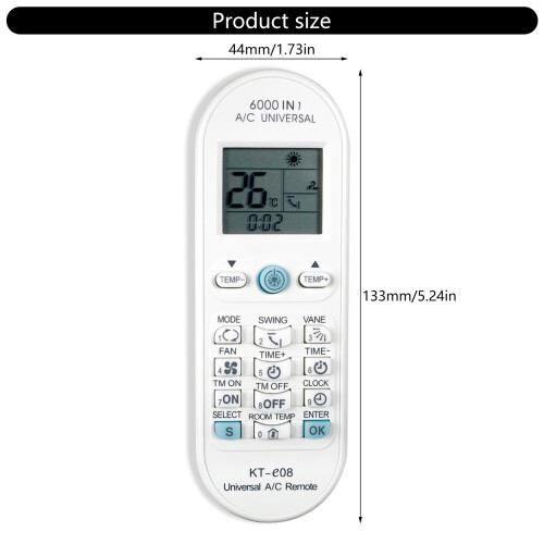 Air Conditioning Remote Control for Universal Air Conditioner 2