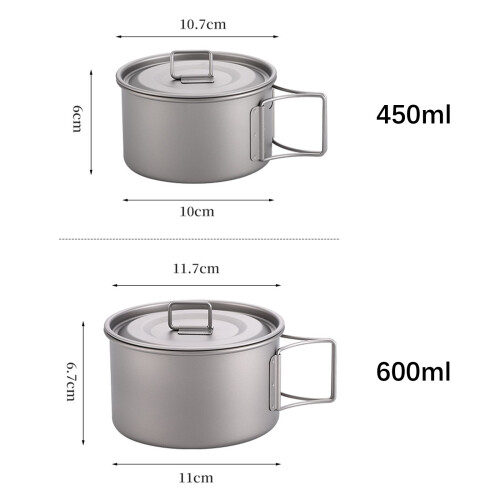 Boîte à déjeuner Titaniums avec couvercle et poignée,-450 ml 2