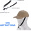2 Crash Cap Insert, PE Lined Baseball Helmet Inserts, Lightweight Universal Crash Cap Insert with Adjustable Strap for Head Protection (White) 5
