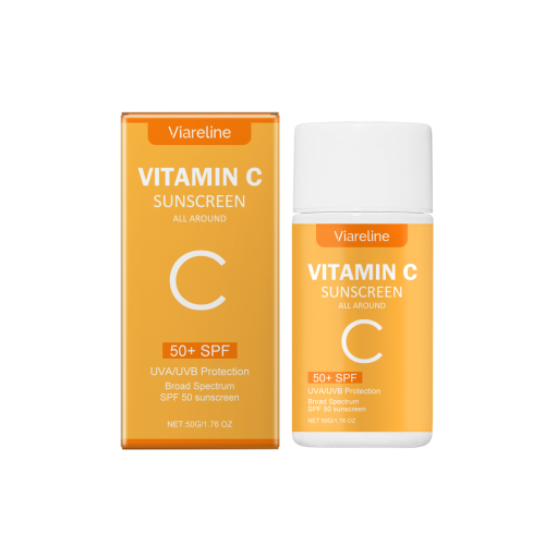 Vitamin-C-Schutzcreme für draußen hell frisch