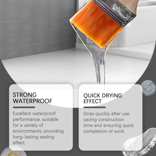 Transparent Waterproof Paint Leak Repair 2