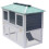 VidaXL vidaXL Animal Rabbit Cage Double Floor Wood Chicken Mouse Pet Hutch House 2