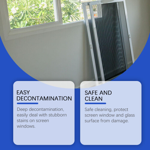 Diamond Mesh Screen Cleaner - Dirt-Free Window Cleaning Solution 2