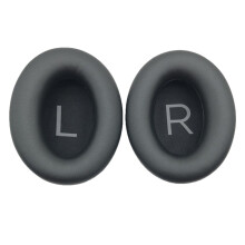 Breathable Sponge Headphone Ear Cushions Easy-Black