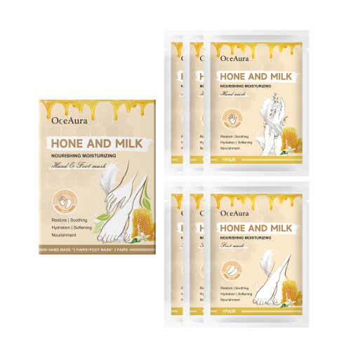 Honig-Milch-Hand-Fuß-Maske