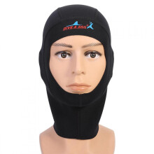 Diving Cap, Neoprene 1 mm 3 mm Thermal Wetsuit Hood Surf Balaclava Diving Hat for Men and Women Water Sports (S1 mm)