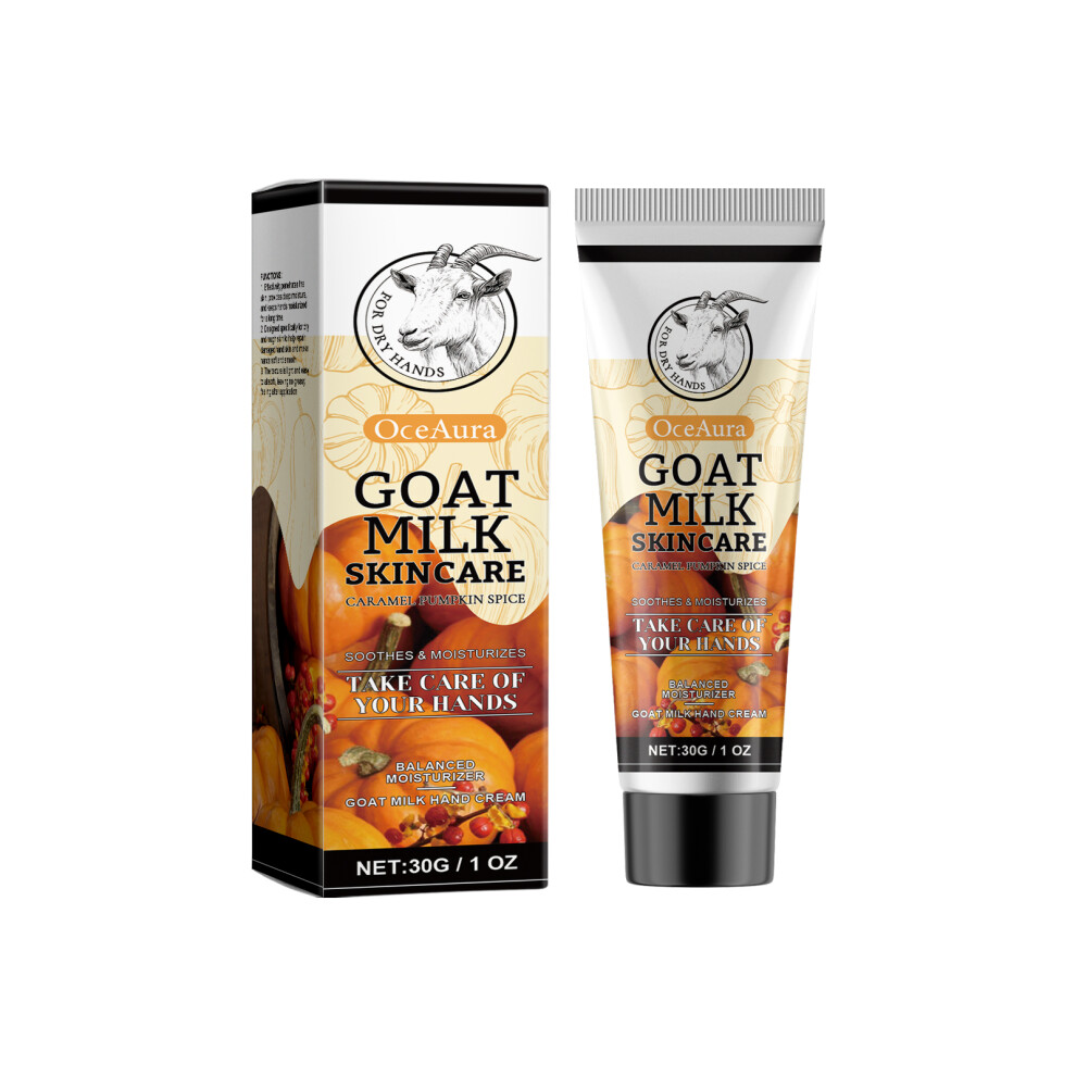 Goat Milk Hand Cream Caramel Pumpkin Autumn/Winter Moisturizing