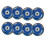 Inline Skate Wheels  LED Light Up 60mm Blue with Bearings 1